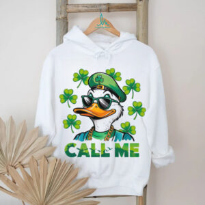 Call Me Duck St. Patrick's Day Cool Sunglasses Clover T Shirt