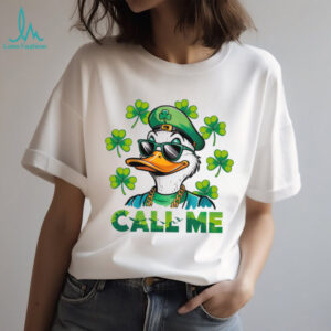 Call Me Duck St. Patrick's Day Cool Sunglasses Clover T Shirt
