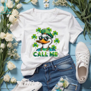 Call Me Duck St. Patrick's Day Cool Sunglasses Clover T Shirt