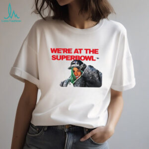 Cardi B We’re at the superbowl New England Patriots shirt