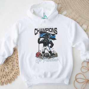 Carolina Panthers 2025 NFC South Champions T Shirt Go Panthers Mascot Pride Shirt