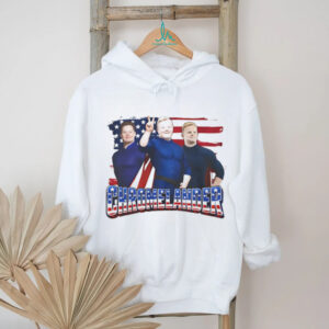 Chromelander American Flag Superhero Parody Graphic Tee