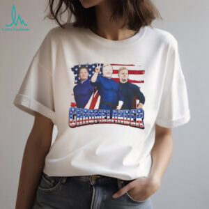 Chromelander American Flag Superhero Parody Graphic Tee