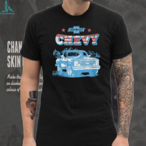 Classic Chevrolet Chevy Square Body Truck American Flag T Shirt