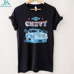 Classic Chevrolet Chevy Square Body Truck American Flag T Shirt