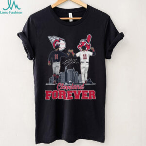Cleveland Forever Baseball Guardians & Indians Heritage Skyline T Shirt
