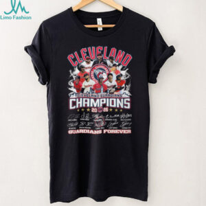 Cleveland Guardians 2026 Champions Forever Team Player Signatures T Shirt