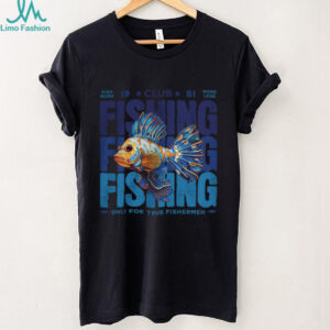 Colorful Exotic Fish “Only for True Fishermen” Club 81 Graphic Tee