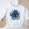 Indianapolis Colts Blue Fire Horse Mascot Football Shirt Indianapolis Colts Blue Fire Horse Mascot Football Shirt