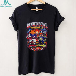 Concho Benito Bowl Super Bowl LX New England Patriots vs Seattle Seahawks Football 2026 shirt