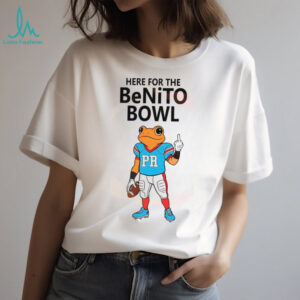 Coqui Frog PR Jersey Here For The Benito Bowl T shirt