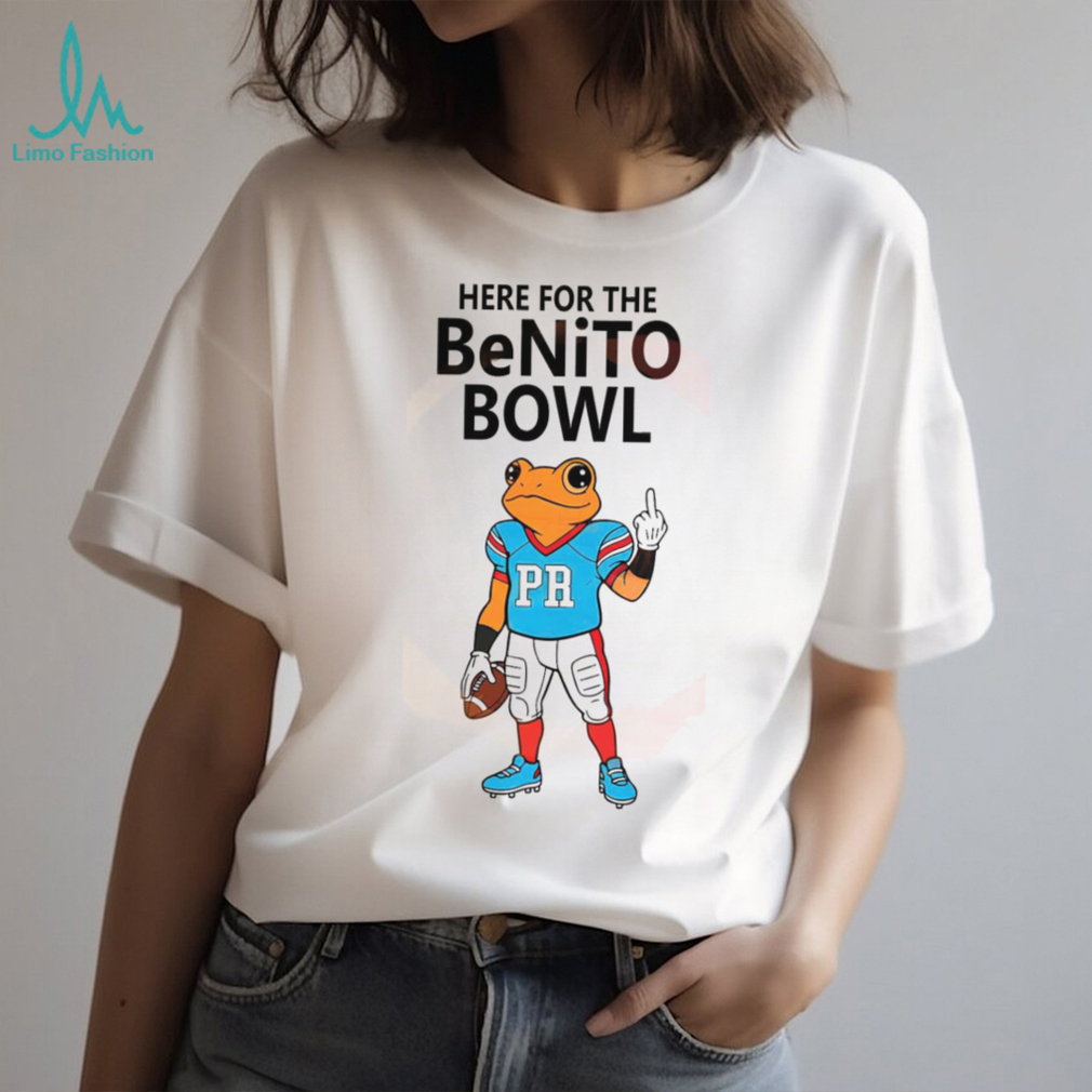 Coqui Frog PR Jersey Here For The Benito Bowl T shirt Coqui Frog PR Jersey Here For The Benito Bowl T shirt