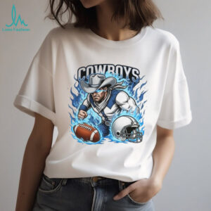 Cowboys Football Blue Flame Hero Graphic T Shirt