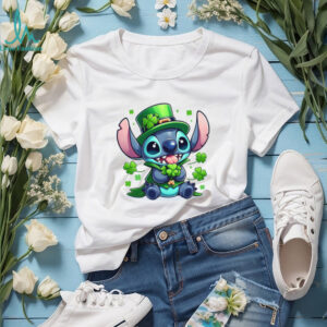 Cute Cartoon Alien Leprechaun St. Patrick's Day Shamrock Shirt