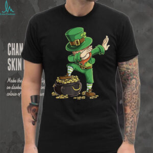 Dabbing Leprechaun St. Patrick's Day Shirt Lucky Gold Pot Design
