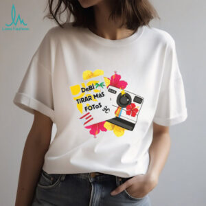 Debi Tirar Mas Fotos Vintage Camera Puerto Rico Hibiscus Floral T Shirt