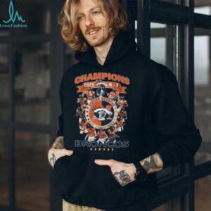 Denver Broncos 2025 AFC Champions 16 3 Season Roster Signatures T Shirt