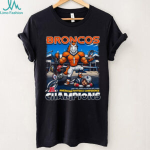 Denver Broncos 2026 AFC Conference Champions T Shirt Mascot Victory Design
