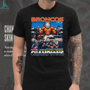 Denver Broncos 2026 AFC Conference Champions T Shirt Mascot Victory Design