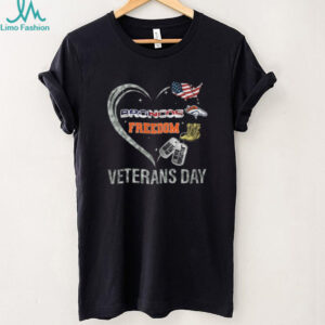 Denver Broncos Veterans Day Freedom Military Tribute T Shirt