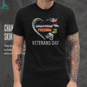 Denver Broncos Veterans Day Freedom Military Tribute T Shirt