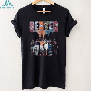 Denver City of Champions Sports Teams Signature Skyline T Shirt