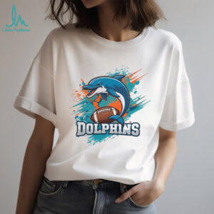 Dolphins Football Splash Graphic Fan Apparel