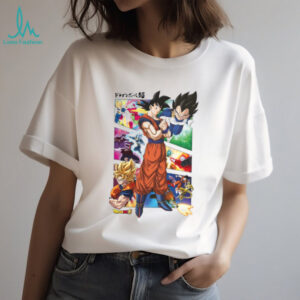 Dragon Ball Super Z Fighters Battle Panel Graphic T Shirt