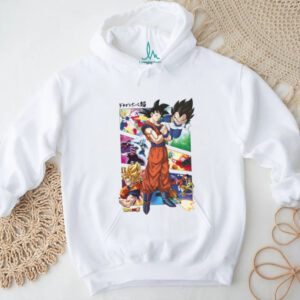 Dragon Ball Super Z Fighters Battle Panel Graphic T Shirt