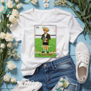 El Halftime Loteria Card Style Benito Football Field T shirt
