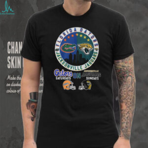 Florida Gators vs Jacksonville Jaguars Saturdays & Sundays Football T Shirt