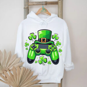 Gamer St. Patrick's Day Video Game Controller with Leprechaun Shirt