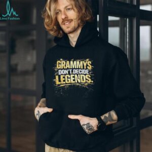 Grammys Don't Decide Legends Vintage Distressed Music Quote Tee