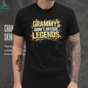 Grammys Don't Decide Legends Vintage Distressed Music Quote Tee