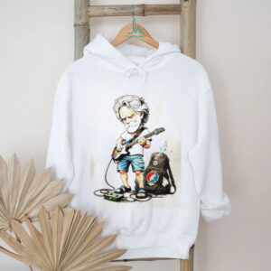 Grateful Dead Jerry Garcia Cartoon Guitarist Tribute T Shirt