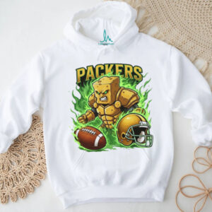 Green Bay Packers Cheese Head Muscle Mascot Fire T Shirt Green Bay Packers Cheese Head Muscle Mascot Fire T Shirt