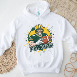 Green Bay Packers Football Player Splatter Art Shirt Green Bay Packers Football Player Splatter Art Shirt