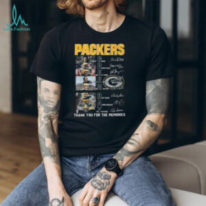 Green Bay Packers “Thank You For The Memories” Legends Photo Grid T Shirt