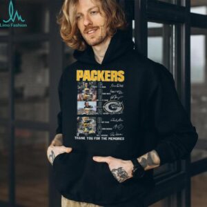 Green Bay Packers “Thank You For The Memories” Legends Photo Grid T Shirt