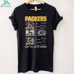 Green Bay Packers “Thank You For The Memories” Legends Photo Grid T Shirt