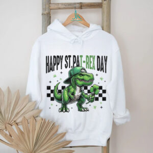 Happy St. Pat Rex Day Funny T Rex Dinosaur Shamrock T Shirt