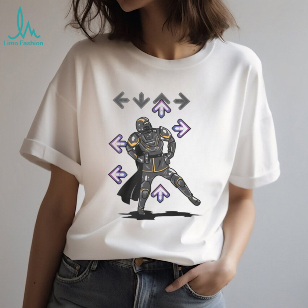 Helldivers 2 Stratagem Dance Hero Pose Graphic T Shirt Helldivers 2 Stratagem Dance Hero Pose Graphic T Shirt