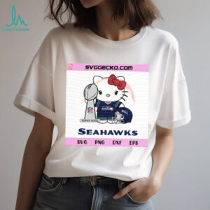 Hello Kitty Seattle Seahawks Super Bowl Champion SVG Football Fan Art