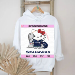 Hello Kitty Seattle Seahawks Super Bowl Champion SVG Football Fan Art