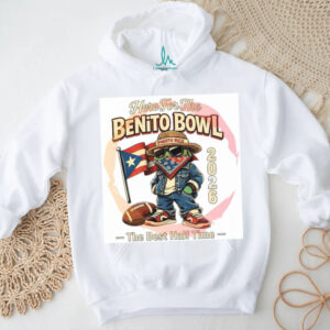 Here For The Benito Bowl 2026 Puerto Rico Football Mascot T shirt