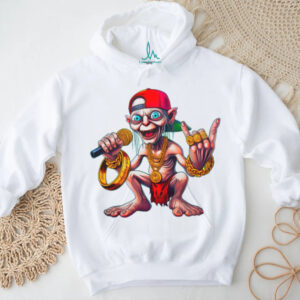 Hip Hop Gollum Rapper with Gold Chains and “The One Ring” T Shirt