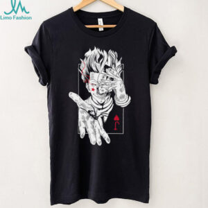 Hisoka Morow Playing Cards Illustration T Shirt Hunter x Hunter Apparel