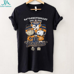 Houston Astros 64th Anniversary 1962 2026 Snoopy Fan T Shirt