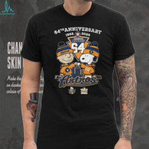 Houston Astros 64th Anniversary 1962 2026 Snoopy Fan T Shirt