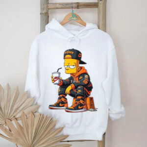 Hypebeast Bart Simpson Streetwear Style Nike Sneakers Graphic Tee
